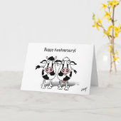 Gelukkig Jubileum! Kaart (Gele Bloem)