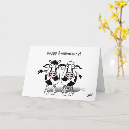 Gelukkig Jubileum! Kaart (Gele Bloem)