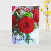 Gelukkig Jubileum Kaart (Gele Bloem)