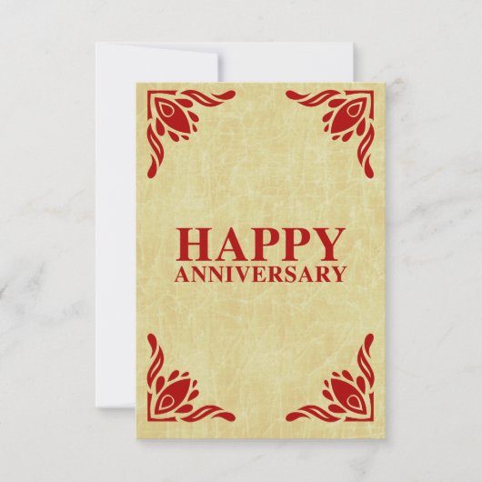 gelukkig jubileum kaart (Voorkant)