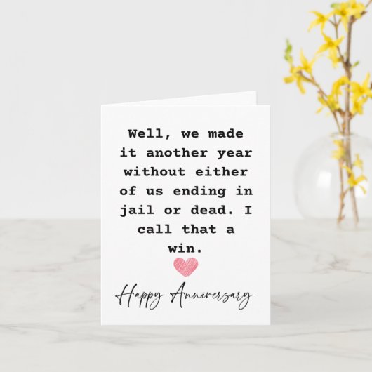 Gelukkig Jubileum Kaart (Gele Bloem)