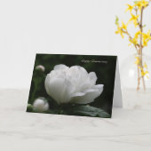 Gelukkig Jubileum Kaart (Gele Bloem)