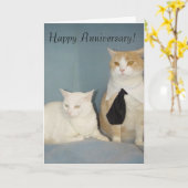 Gelukkig Jubileum! Kaart (Gele Bloem)