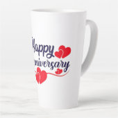 Gelukkig jubileum latte mok (Rechterhoek)