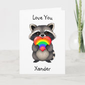 Gelukkig Jubileum | LGBTQ-wasbeer Kaart (Voorkant)