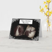 Gelukkig Jubileum Mam en Pap Fotokaart Kaart (Gele Bloem)