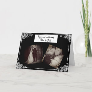 Gelukkig Jubileum Mam en Pap Fotokaart Kaart