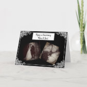 Gelukkig Jubileum Mam en Pap Fotokaart Kaart (Voorkant)