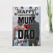 Gelukkig Jubileum Mam & Pap Kaart (Voorkant)