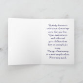 Gelukkig Jubileum mama en papa, elegante Calla Lil Kaart (Binnen)