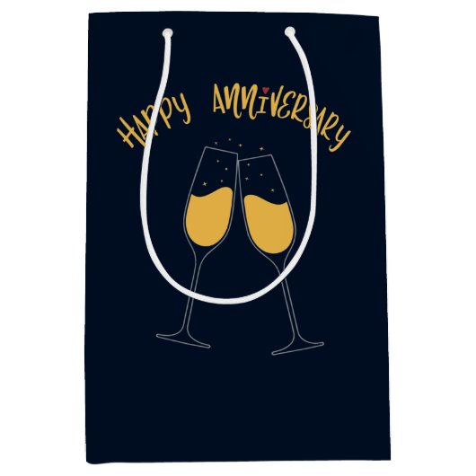 Gelukkig Jubileum Medium Cadeauzakje (Voorkant)