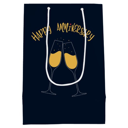 Gelukkig Jubileum Medium Cadeauzakje (Achterkant)