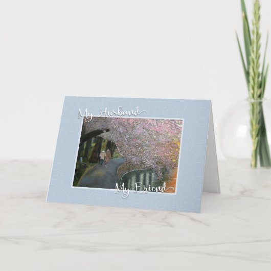 Gelukkig Jubileum mijn man, vriend Kaart (Voorkant)