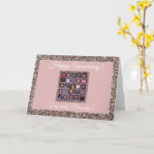 Gelukkig Jubileum! Naar mijn keukendoos voor vrouw Kaart (Gele Bloem)