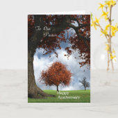 Gelukkig Jubileum "naar onze predikant" Kaart (Gele Bloem)