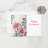 Gelukkig Jubileum Notitiekaartje (Voorkant / Achterkant in situ)