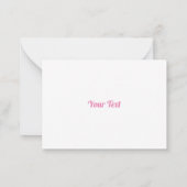 Gelukkig Jubileum Notitiekaartje (Achterkant)