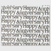 Gelukkig Jubileum-omslagpapier Cadeaupapier (Vlak)