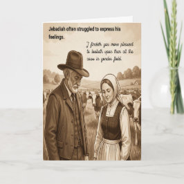 Gelukkig jubileum ongemakkelijke gevoelens kaart