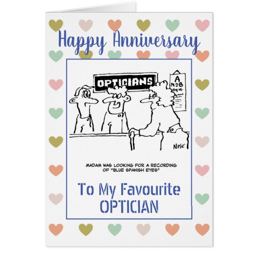 Gelukkig Jubileum Opticien (Voorkant)