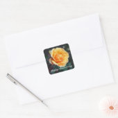 Gelukkig Jubileum over het Roos #3 Sticker van het (Envelop)