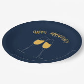 Gelukkig Jubileum - Papieren Bord (Gekanteld)