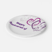 Gelukkig Jubileum! Papieren Bordje (Gekanteld)