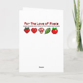 Gelukkig jubileum | Pixel Art Oceaan Kaart (Achterkant)