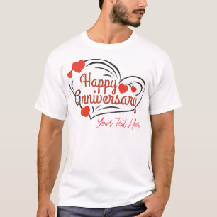 Gelukkig jubileum – Romantische viering voor koppe T-shirt