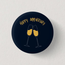 Gelukkig Jubileum Ronde Button 3,2 Cm