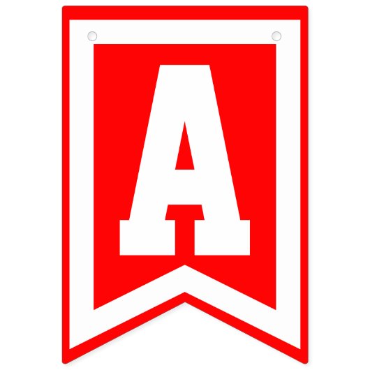 Gelukkig Jubileum (rood wit zwart) of uw kleuren Vlaggetjes (Tweede vlag)