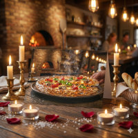Gelukkig jubileum schat! Hete, cheesy & verse pizz