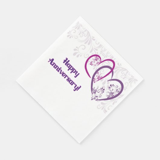 Gelukkig Jubileum! Servet (Hoek)