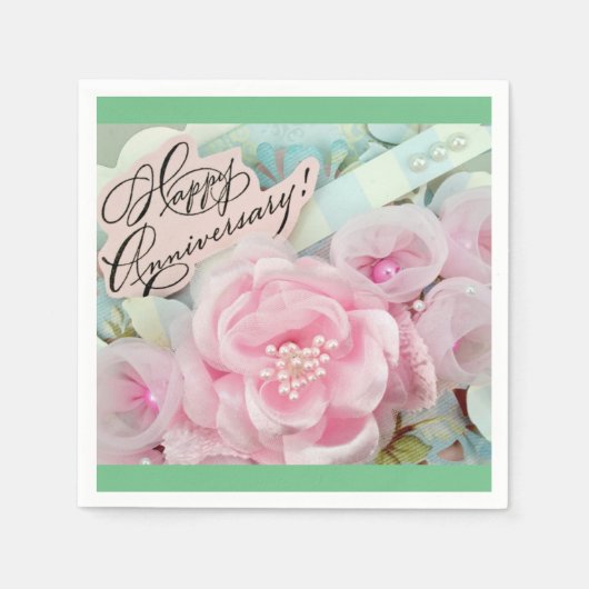 Gelukkig Jubileum Servetten (Voorkant)