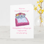 Gelukkig Jubileum. .snoring Kaart (Gele Bloem)