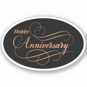 Gelukkig Jubileum Sticker