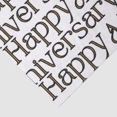 Gelukkig Jubileum Tissuepapier (Detail)