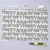 Gelukkig Jubileum Tissuepapier (Craft)