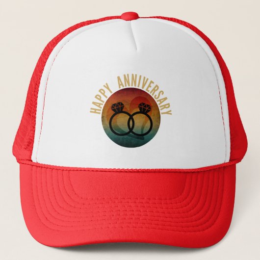 gelukkig jubileum trucker pet (Voorkant)
