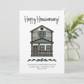 Gelukkig Jubileum van de Cliënt van de Huisvesting Kaart (Staand voorkant)