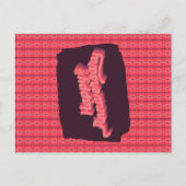 Gelukkig jubileum Verticale versierde ornamenten r Briefkaart (Voorkant)