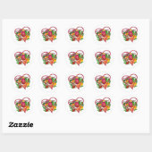 Gelukkig Jubileum Vier het Ronde Sticker (Vel)