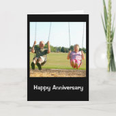 Gelukkig Jubileum voor een paar echte zwemmers Kaart (Voorkant)