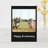 Gelukkig Jubileum voor een paar echte zwemmers Kaart (Gele Bloem)