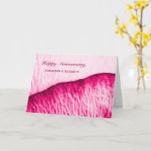 Gelukkig Jubileum voor een paar roze roze roze Abs Kaart (Gele Bloem)