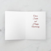 *** GELUKKIG JUBILEUM *** VOOR EEN "SPECIAAL PAAR" KAART (Binnen)