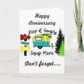 ** GELUKKIG JUBILEUM** VOOR MIJN FAVORIETE CAMPER  KAART (Voorkant)