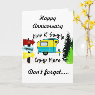 ** GELUKKIG JUBILEUM** VOOR MIJN FAVORIETE CAMPER  KAART