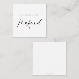 Gelukkig Jubileum voor mijn man Informatiekaartje