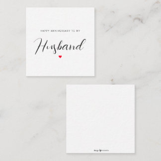 Gelukkig Jubileum voor mijn man Informatiekaartje